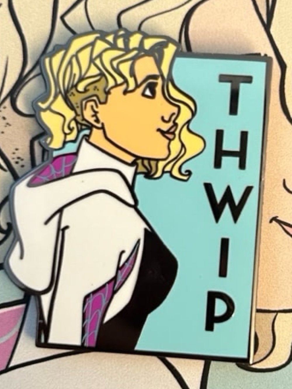 Marvel ghost-spider spider-Gwen thwip fantasy pin